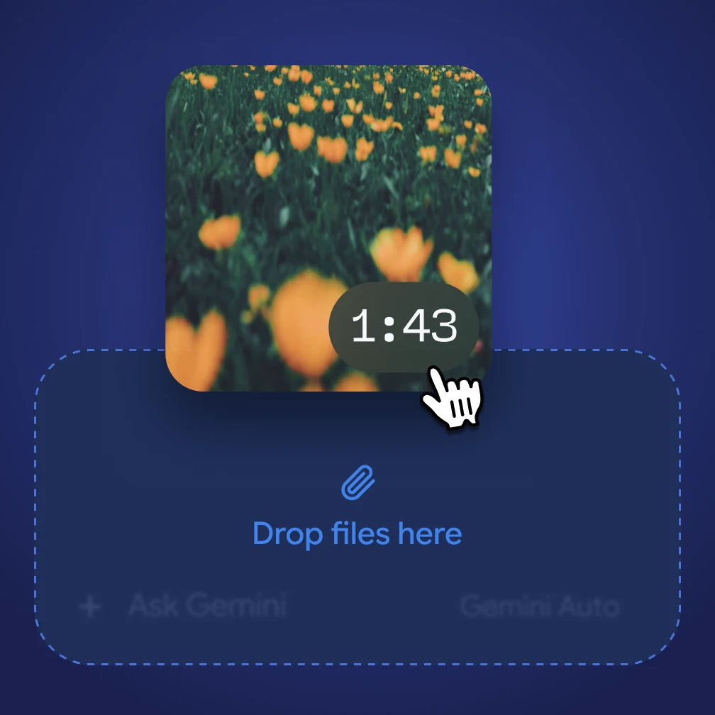 A voice memo being dropped into a chat to turn into a song